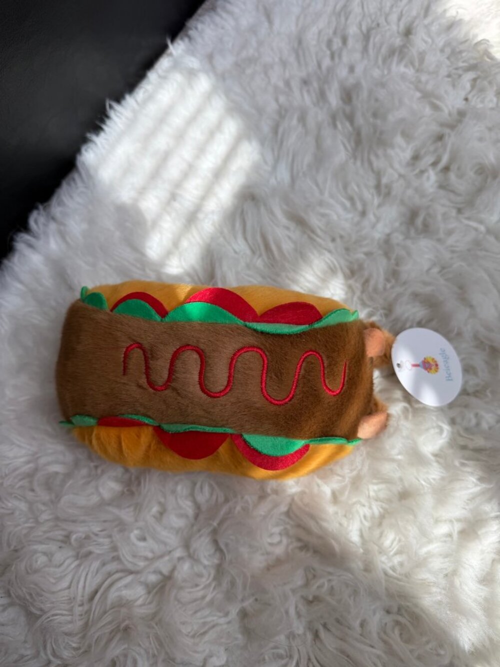 Hot Dog Plush, Beieagle, New with Tags